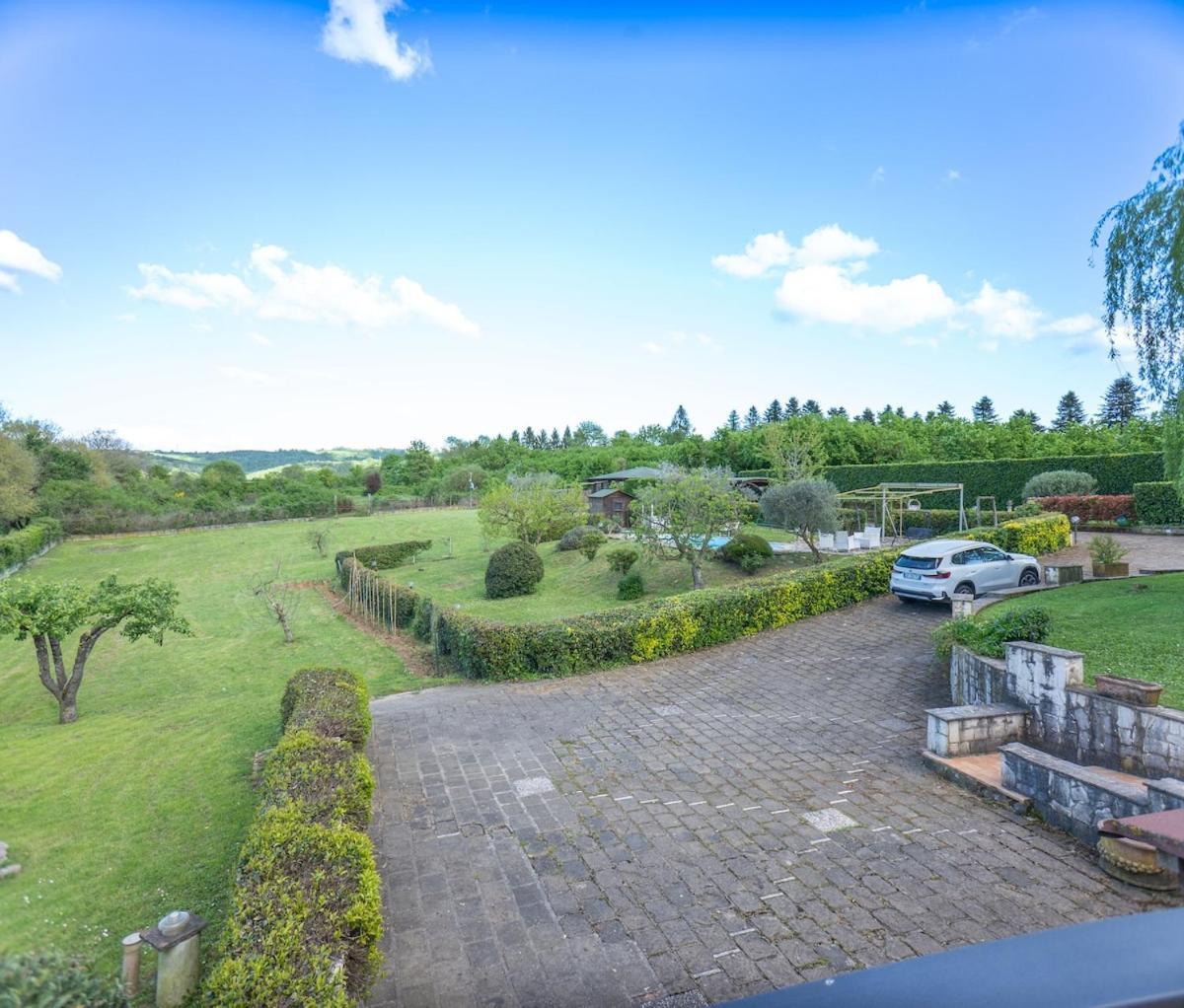 Villa Malvasia With Pool And Garden - Borgo Stays Oriolo Romano المظهر الخارجي الصورة